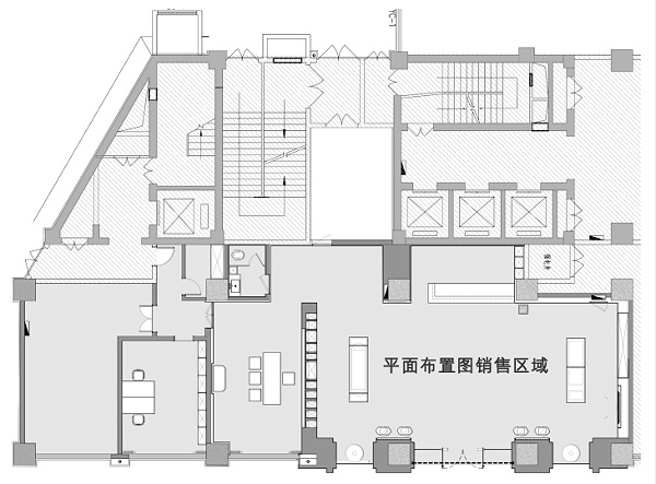 平面布置图销售区域