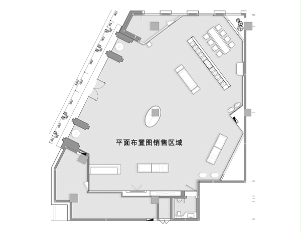 平面布置图销售区域